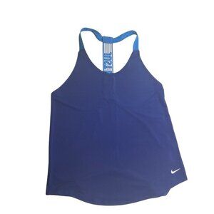 Nike Dri-Fit  Just Do It Blue Racer Back Women’s Tank Top Small